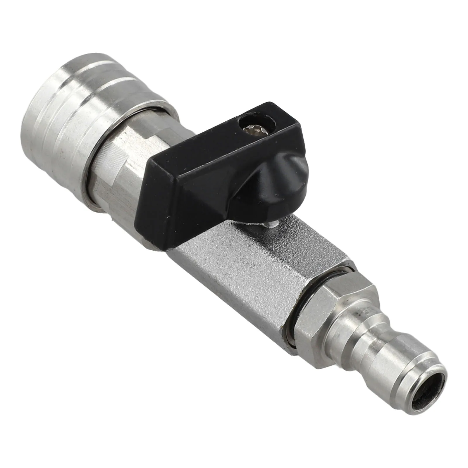 Reliable Ball Valve with Quick Connect Fitting for High Pressure Washer Use in Car Washing Deck Cleaning and Outdoor Maintenance