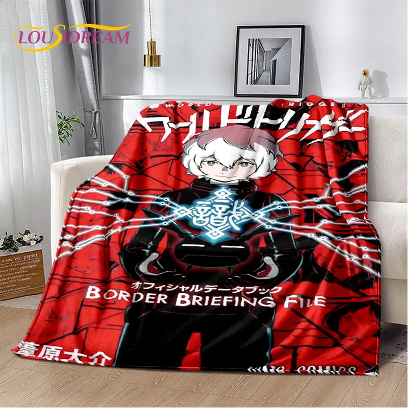 العالم الزناد أنيمي الكرتون لينة أفخم بطانية ، الفانيلا بطانية رمي بطانية لغرفة المعيشة غرفة نوم السرير أريكة نزهة كوف الاطفال