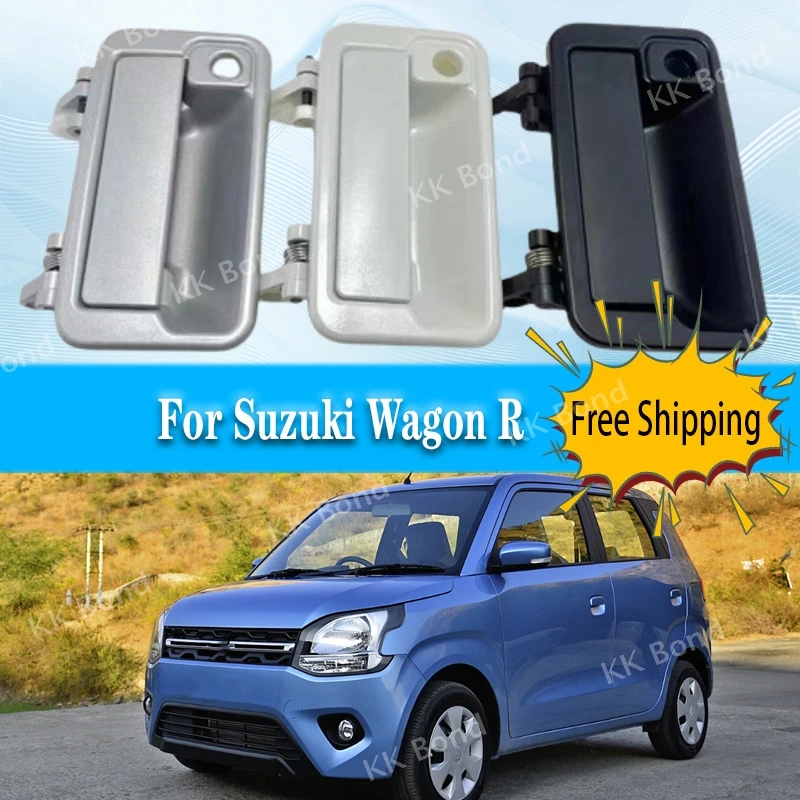 

1PC Car Outer Rear Tailgate Trunk Handle For Suzuki Wagon R Black Silvery White Tail Gate Handle Back Door Handle