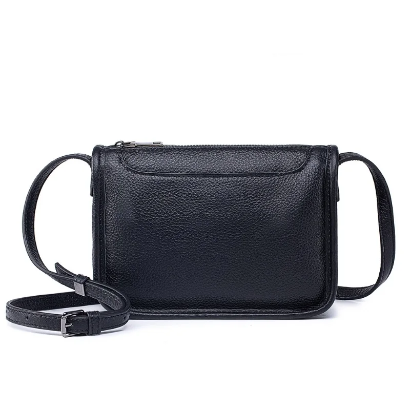 

Genuine Leather Crossbody Bag for Women 2025 New Square Small Shoulder Purse Spacious Phone Pouch Versatile Casual Messenger Bag