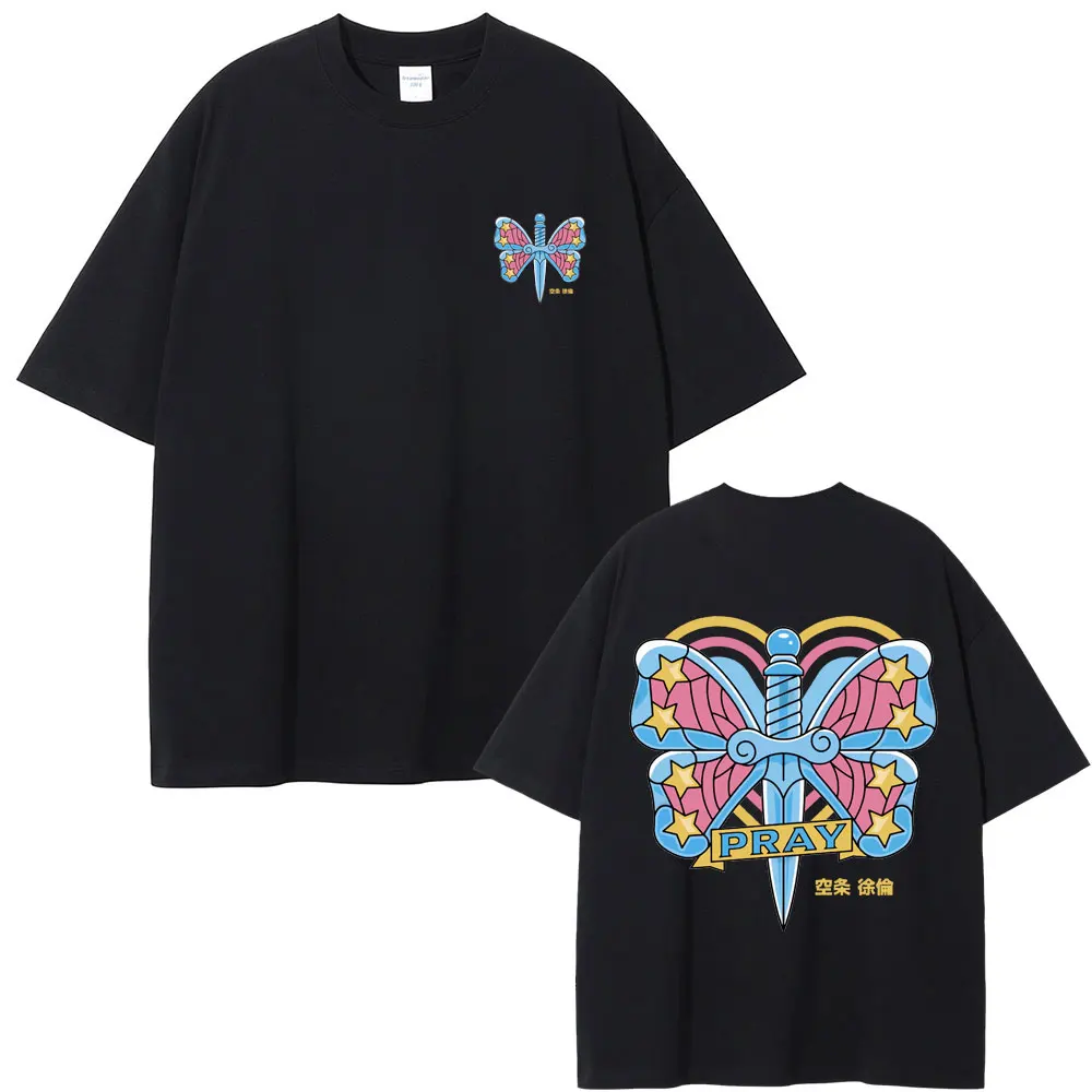 

Japanese Anime JoJo Bizarre Adventure Jolyne Cujoh Stone Occan Print T Shirt Men Women Manga Casual Retro Short Sleeve T-shirts