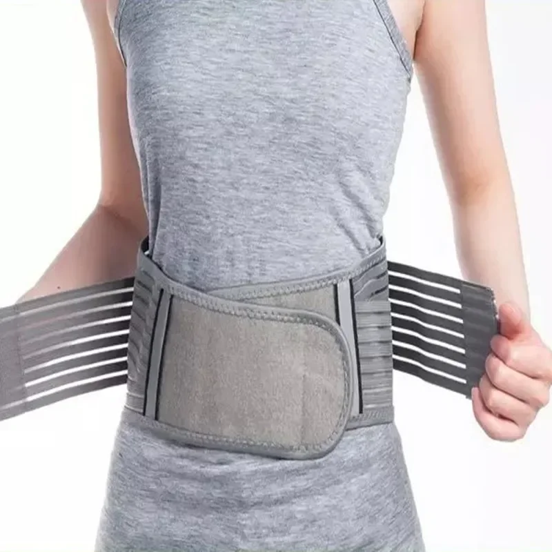 Men Women Waist Trainer Belt Waist Trimmer Weight Loss Workout Fitness grey Support