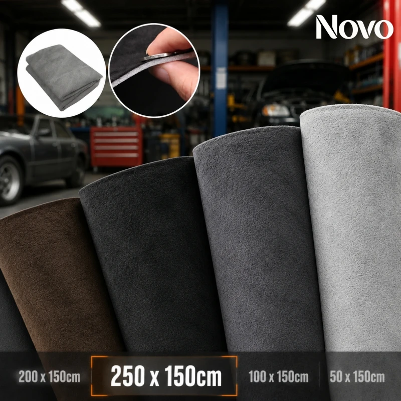 

Suede Fabric with Foam Backing for Car Sky Roof Repair Auto Interior Replace Material with Sponge Back Car Headliner Replacement