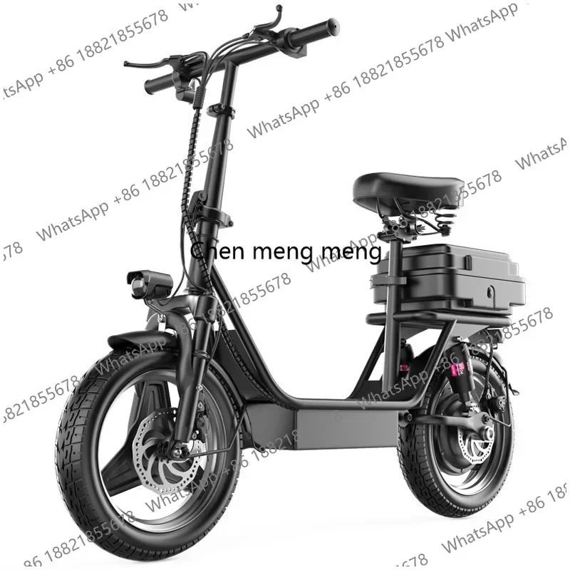 XWarehouse scooter 14-inch electric scooter folding transportation electric vehicle two-wheeled portable battery car lithium