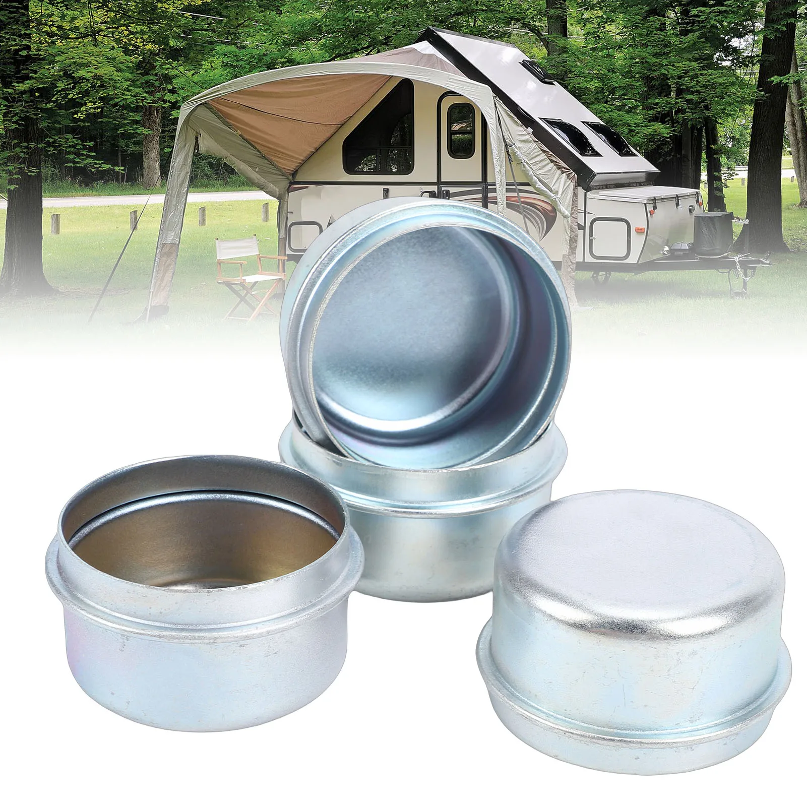 

Комплект из 4 пылезащитных колпачков для оси прицепа 1,98 дюйма, артикул 539102535, замена для пылезащитных колпачков/крышек смазочных отверстий газонокосилок Dexter EZ Lube 2000-3500 Lbs