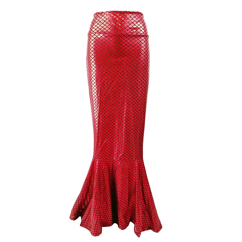 

A Sexy Mermaid High-waisted Fishtail Half-length Skirt From Europe America Fashionable and Beautiful Half-length Skirt High-end