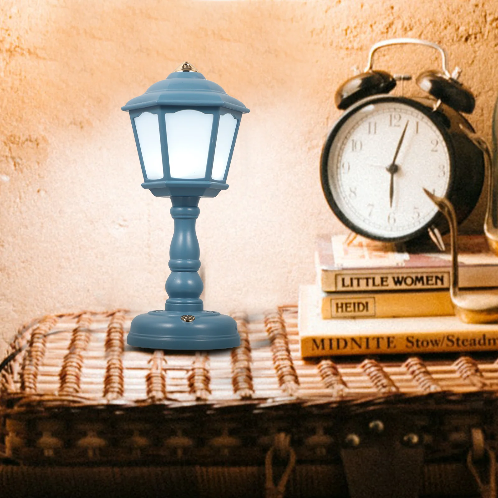 

1 set 1 Set Retro Mini Bedside Usb Charging European Style Decorative Table Lamp For Bedroom Home Vintage Nightstand Light With