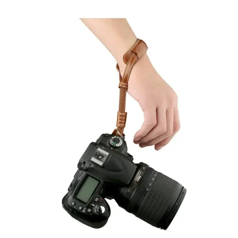 Camera Quick Wrist Strap leather hand Grip Belt For Canon Nikon Sony Fujifilm Pentax Olympus Lumix Panasonic Leica