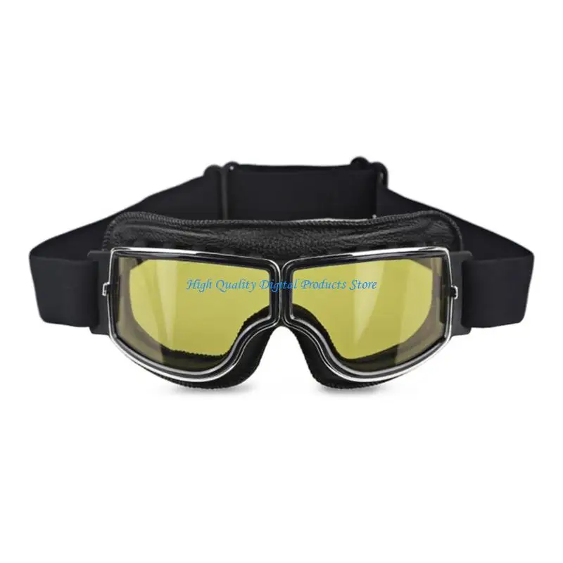 U2JE Classical Motorcycle Goggles With Face Protections Lightweight Glasses For Outdoor Cycling And Off Road Adventure
