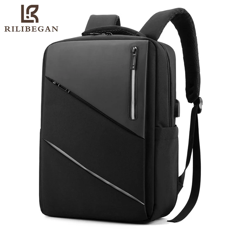 15.6 Inch Large Capacity Business Laptop Backpack Men High Quality Waterproof Computer Bag for Men UBS Charging Travel Backpack