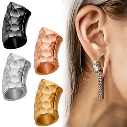 Giga 1/2Pcs Hammered Ear Weights Hanger Gauge Stainless Steel Tunnels Plugs For Stretcher Ear Lobe Body Piercing Jewelry Earring