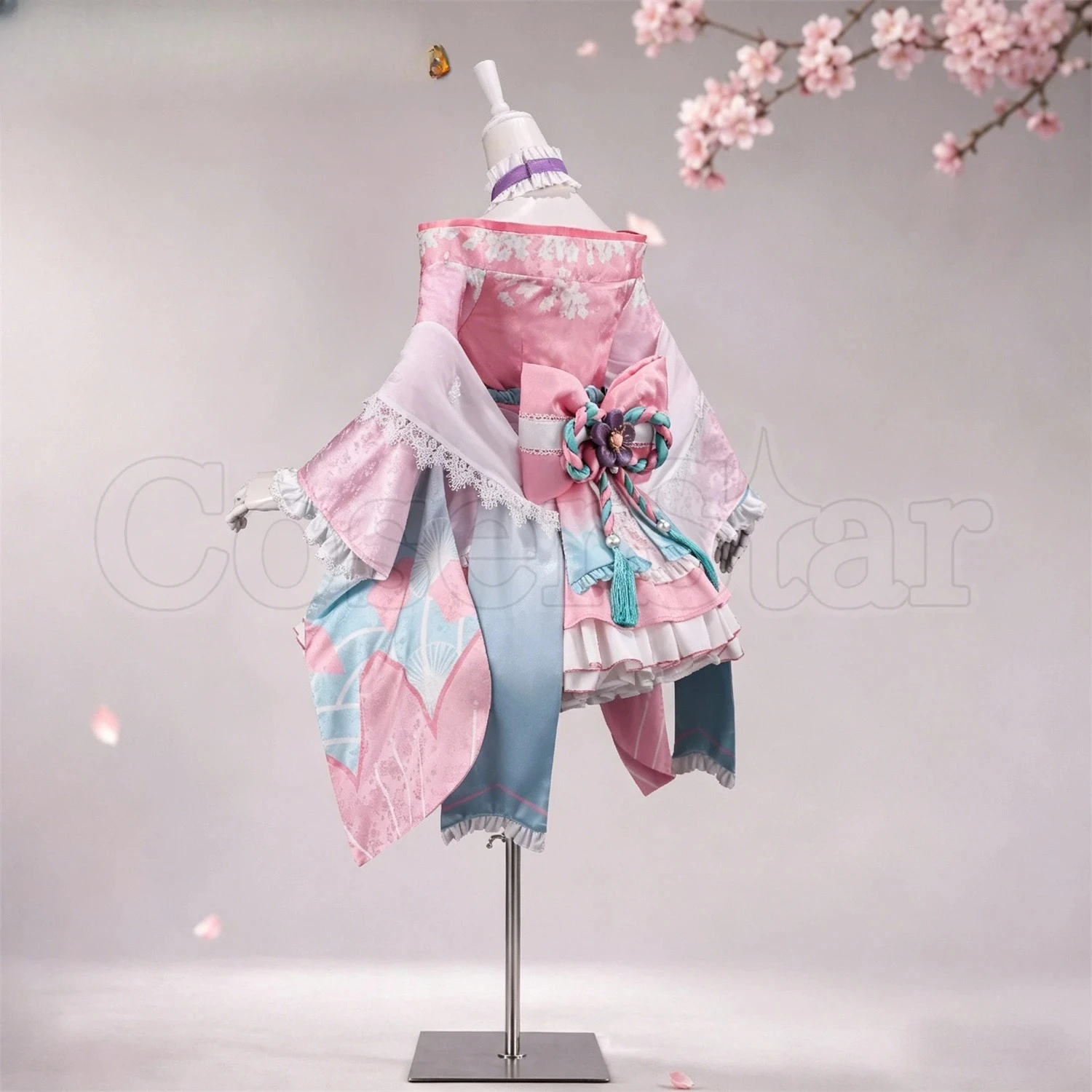 

Anime Nikke Dorothy Doro Cosplay Costume Outfit Dress Girl pink sweet Lolita Halloween Carnival Role Play Uniform Prop kimono