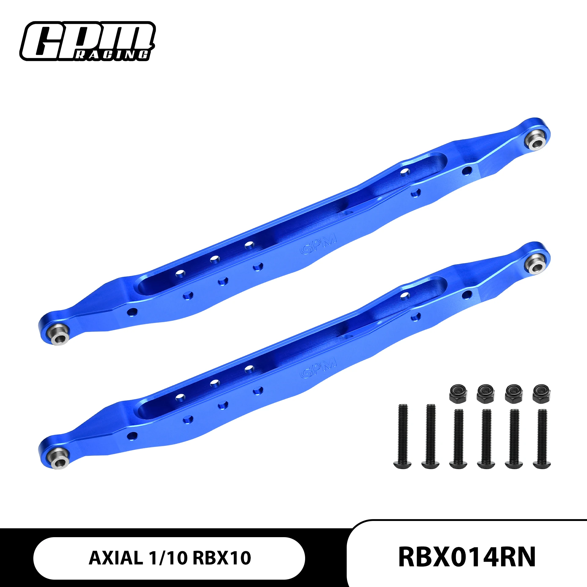 GPM 7075 Alloy Rear Lower Trailing Arms For AXI234023 AXIAL 1/10 RBX10 Rock Bouncer（AXI03005）