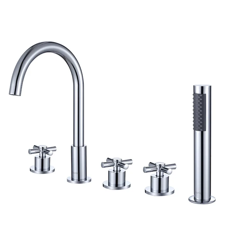 

Full copper, black, split, bath, massage, five-piece set, faucet, shower room