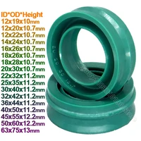 Anillo de sellado de polvo verde tipo UE, juntas tóricas de PU, cilindro neumático, varilla de pistón, junta bidireccional, arandela de sellado de aceite de sello de aire de doble uso