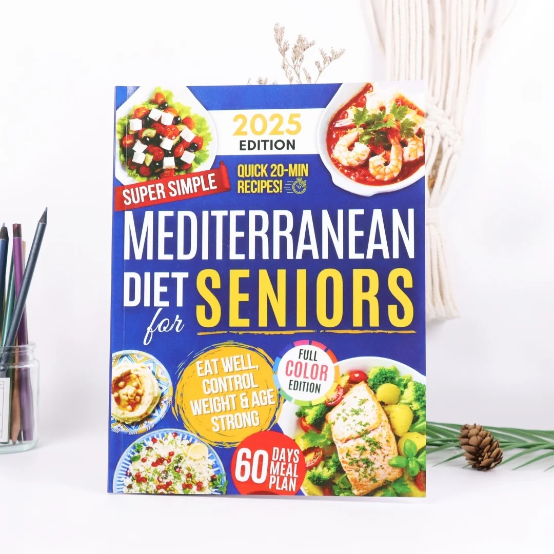 

Суперпростая кулинарная книга средиземноморской диеты для пожилых людей: ешь, здоровая поддержка, контроль долголетия, вес, ваша полная научная книга