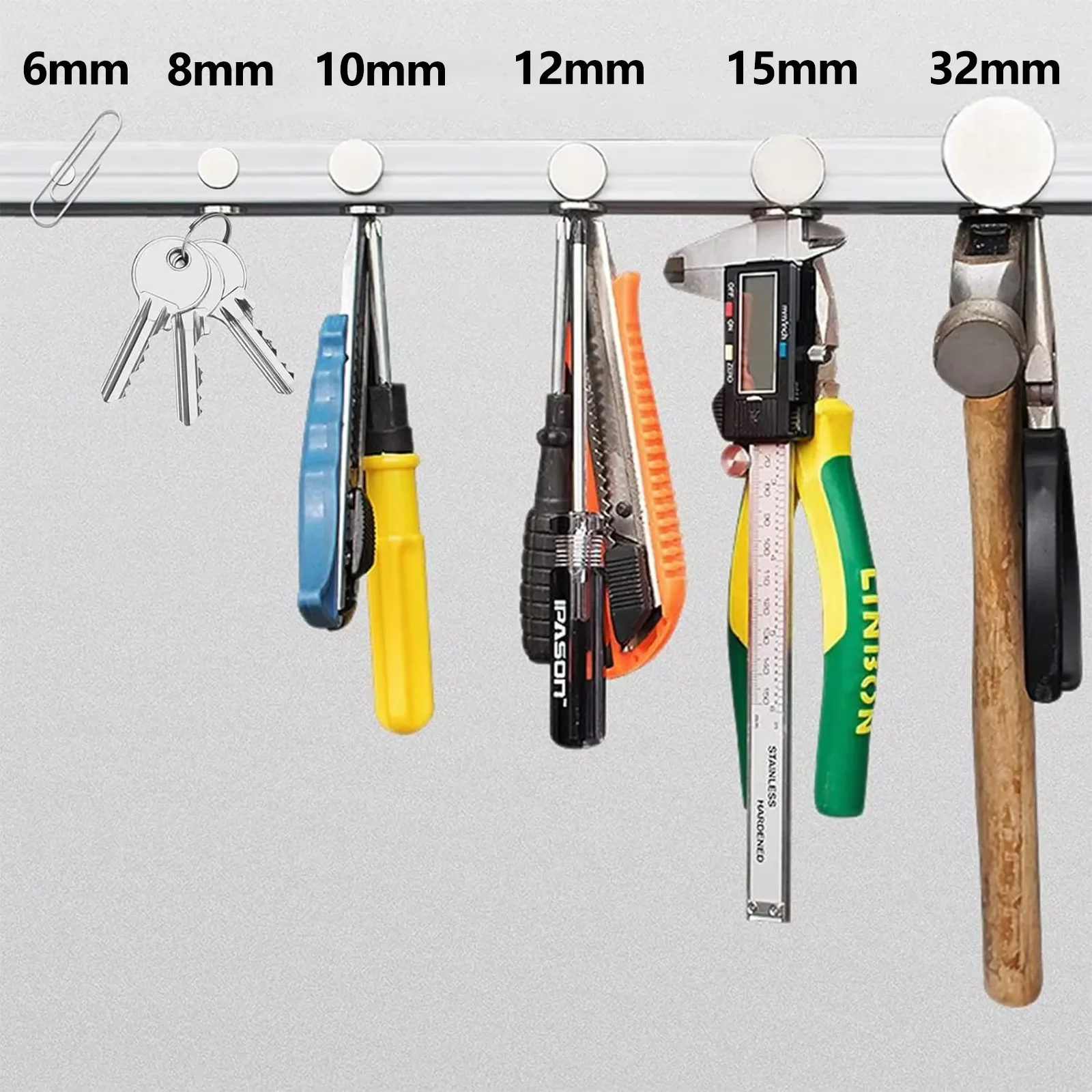 Ímãs super poderosos mini ímãs de disco fortes para decoração diy educação científica artesanato 6x2 8x1 10x3 15x2