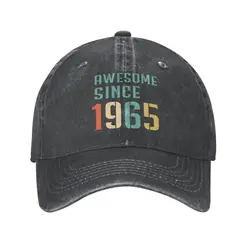 Fashion Cotton Awesome Since 1965 57th Birthday Baseball Cap Women Men Breathable Dad Hat Sports