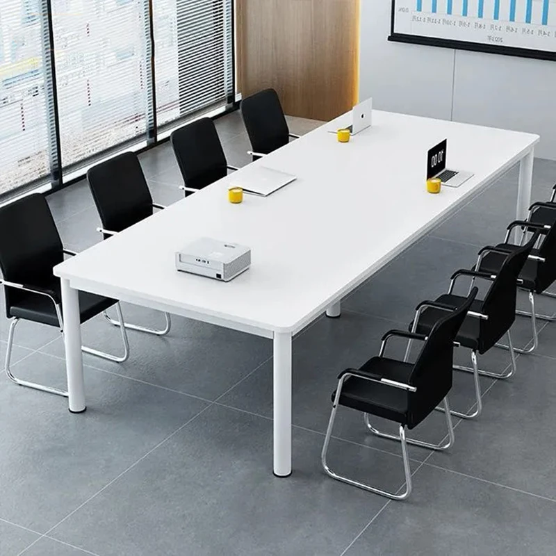 # Modern Solid Wood Office Conference Table | Eco-friendly Durable Negotiation Table | Easy Installation