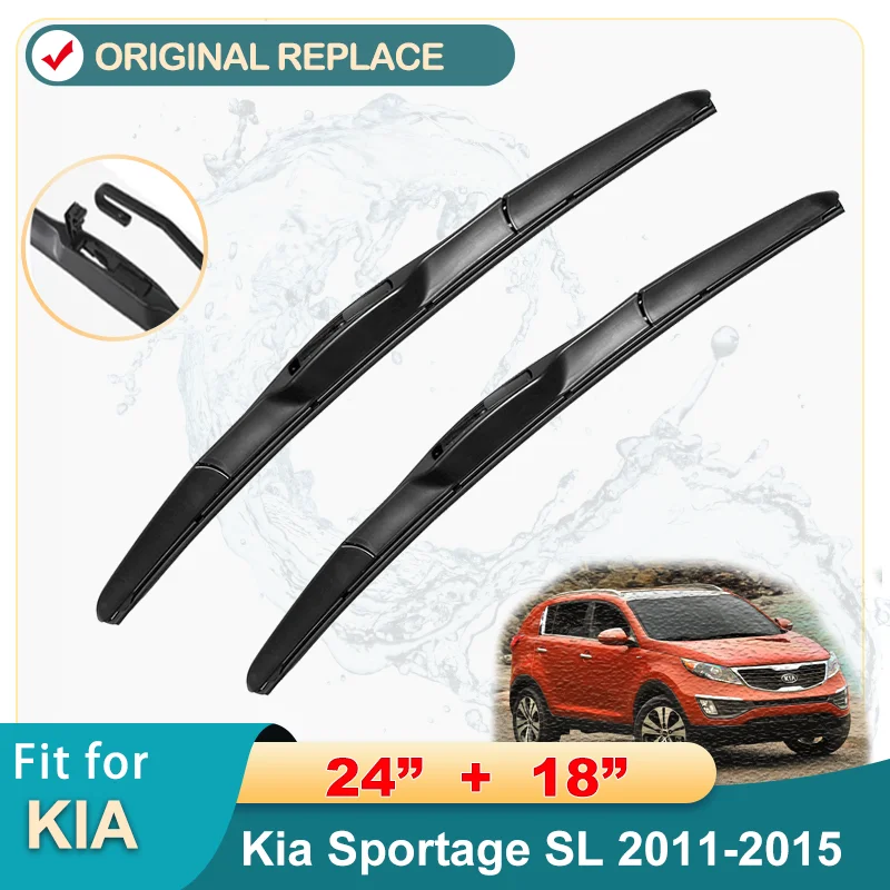 Windshield Windscreen Car Wiper Blades For Kia Sportage SL Front Rear Window Wiper 2010 2011 2012 2013 2014 2015