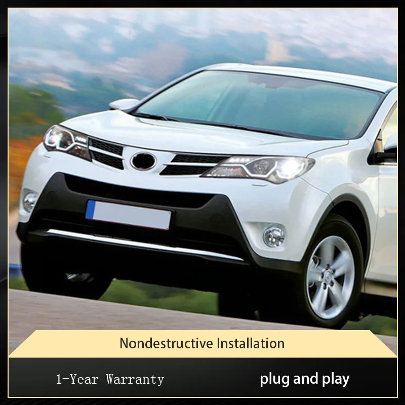 أضواء السيارة لتويوتا RAV4 2013-2015 العلوي العارض عدسة الجبهة Lampb مصباح إشارة رئيس ضوء أداة الملحقات
