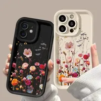 Minimalist Fresh Flower Phone Case For Huawei Honor 200 Pro 90 Lite 5G Magic 6 Pro Nova 11 11i 9 10 SE Y9S Y9 Prime 2019 P30 Pro