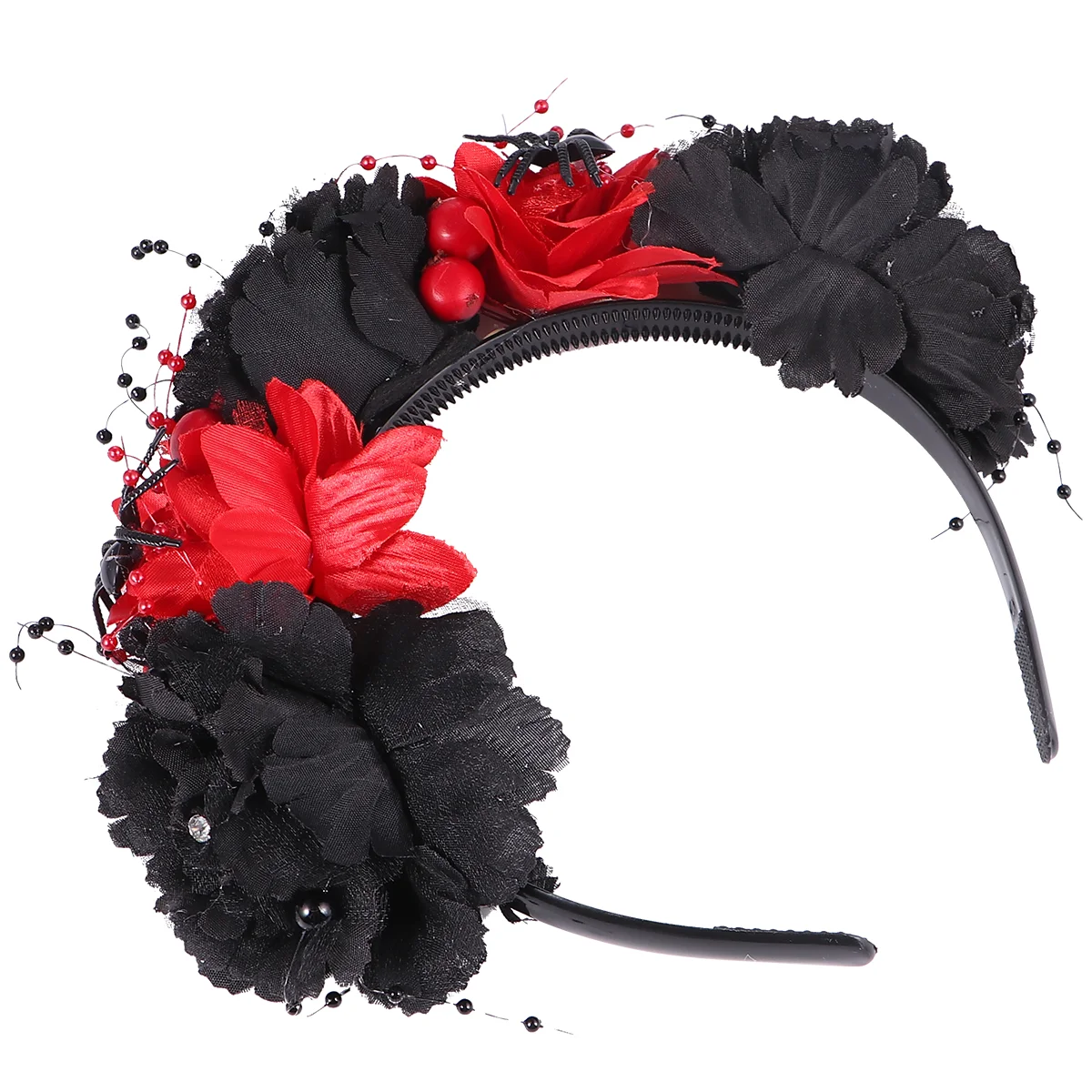 

Halloween Headband Floral Hairband Flower Garland Simulated Flowers Headdress Silk Cloth Headwear Miss