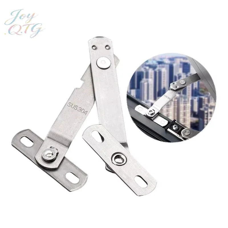Casement Window Limiter Stainless Steel Window Support Wind Hook Latch Wind Brace Retainer Hinge Lock Children Safety Protector