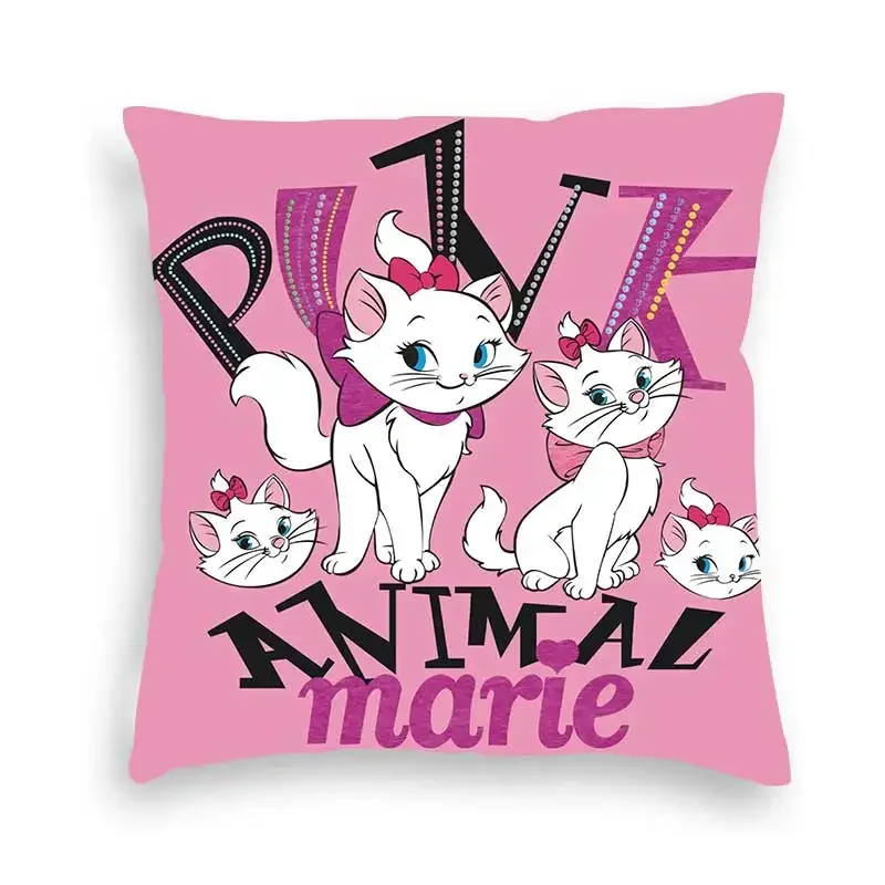 Disney-Taie d\'Oreiller Personnalisée Les Aristochats, Marie, Chat, Fourniture de ixd\'Anniversaire, Décoration de Maison, Bar, Canapé, Cadeau pour