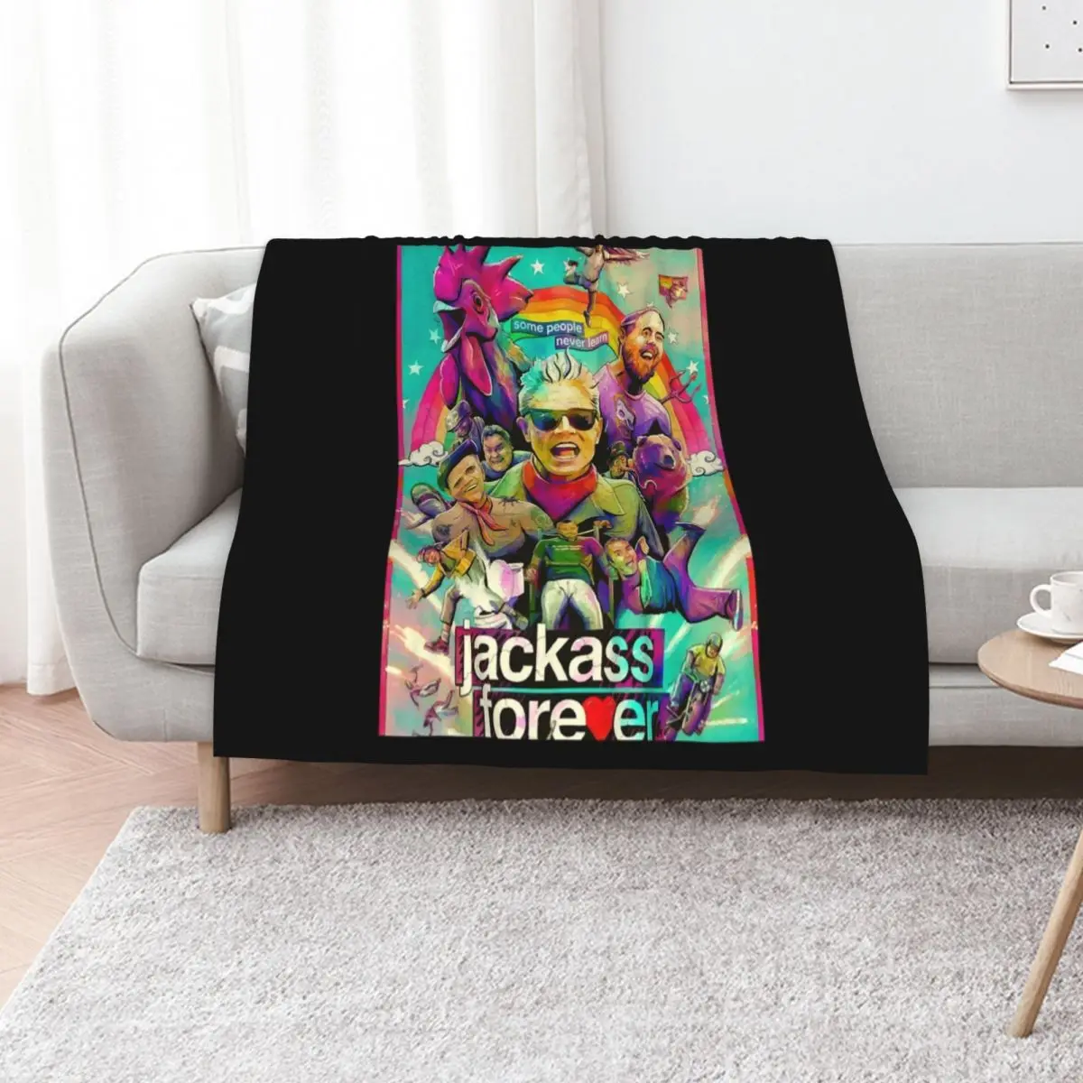 Lover Gift The Movie Jackass Stunts Video Gamer Throw Blanket Bed Blankets For Sofas Comforter Bed linens Furrys Cute Blankets