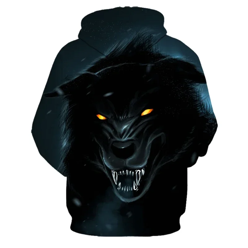 3D-Druck Hoodie mit Wolf-Motiv für Herren und Damen, modischer, lässiger Oversize-Pullover, Hip-Hop, Harajuku, Streetwear – Detail 38