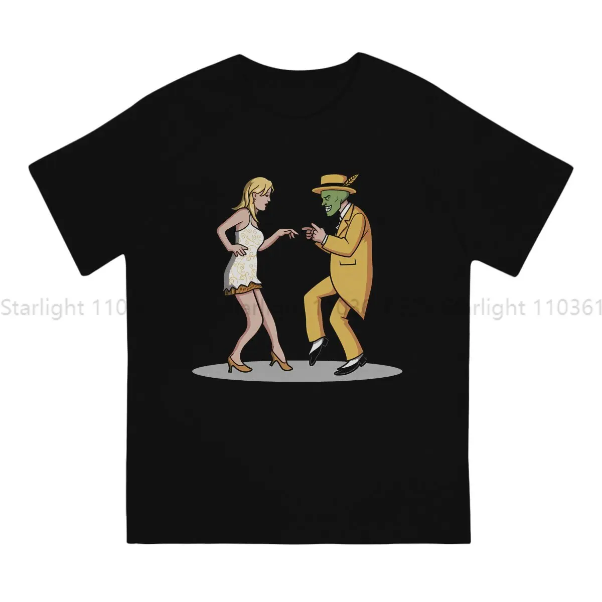 The Mask Movie TShirt Mask fiction Basic T Shirt Homme Men Clothes New Design