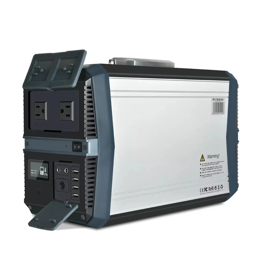 2023 Hot Sale 1000 Watt Portable Power Station Mini System Universal 90 W Solar Panel Solar Generator