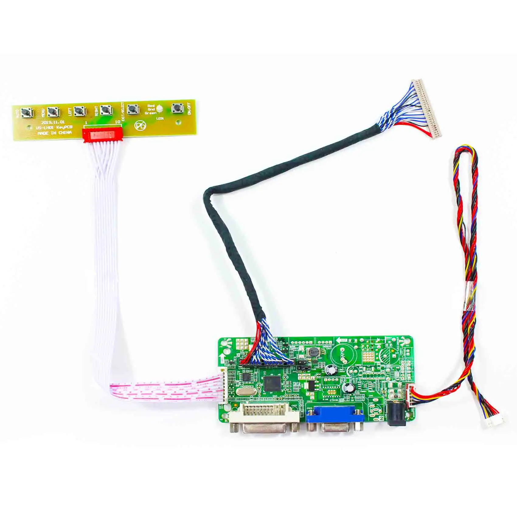 VGA DVI กระดานควบคุมแอลซีดี RT2281สำหรับ19ใน G190ETN01.2 G190ENT01.4หน้าจอ LCD