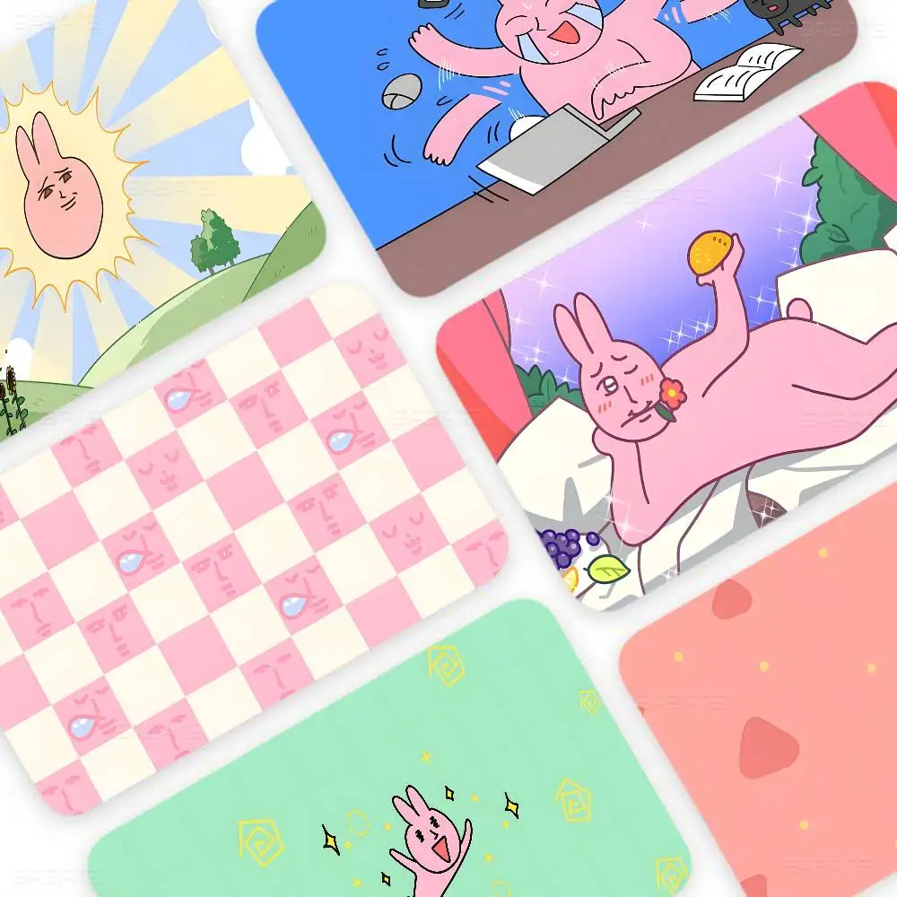 My F-Friend Pink Rabbit Funny Anime Anime Cartoon Bear Skin Sticker Film Tape Case For Big Credit