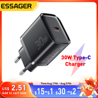 Essager 30W Type-C Charger PD 3.0 USB C Charger For iPhone 16 15 14 Pro Samsung Huawei  Xiaomi Tablet iPad Air Pro Phone Charger