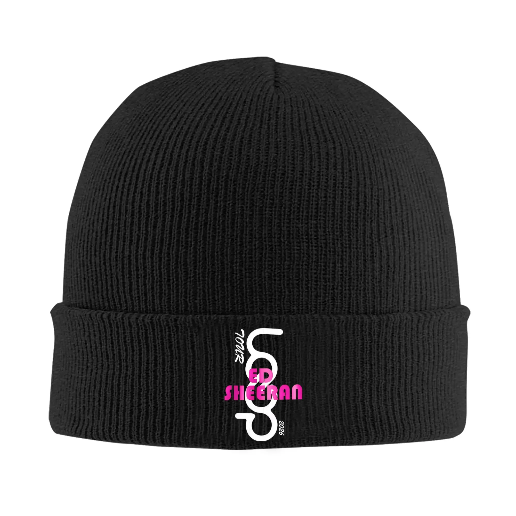 Ed Sheerans Loop Tour 2026 Beanie Hats  Skullies Beanies Adult Unisex Vintage Elastic Caps Autumn Winter Gym Custom Bonnet Hats