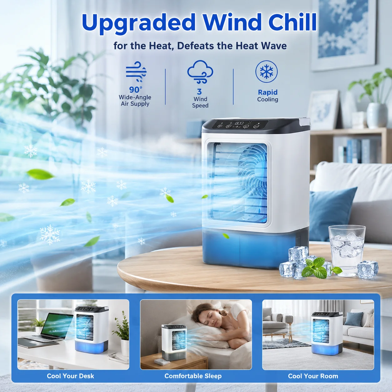 Portable USB Home Cooling Fan  - Home Office Gadgets 评论和价格