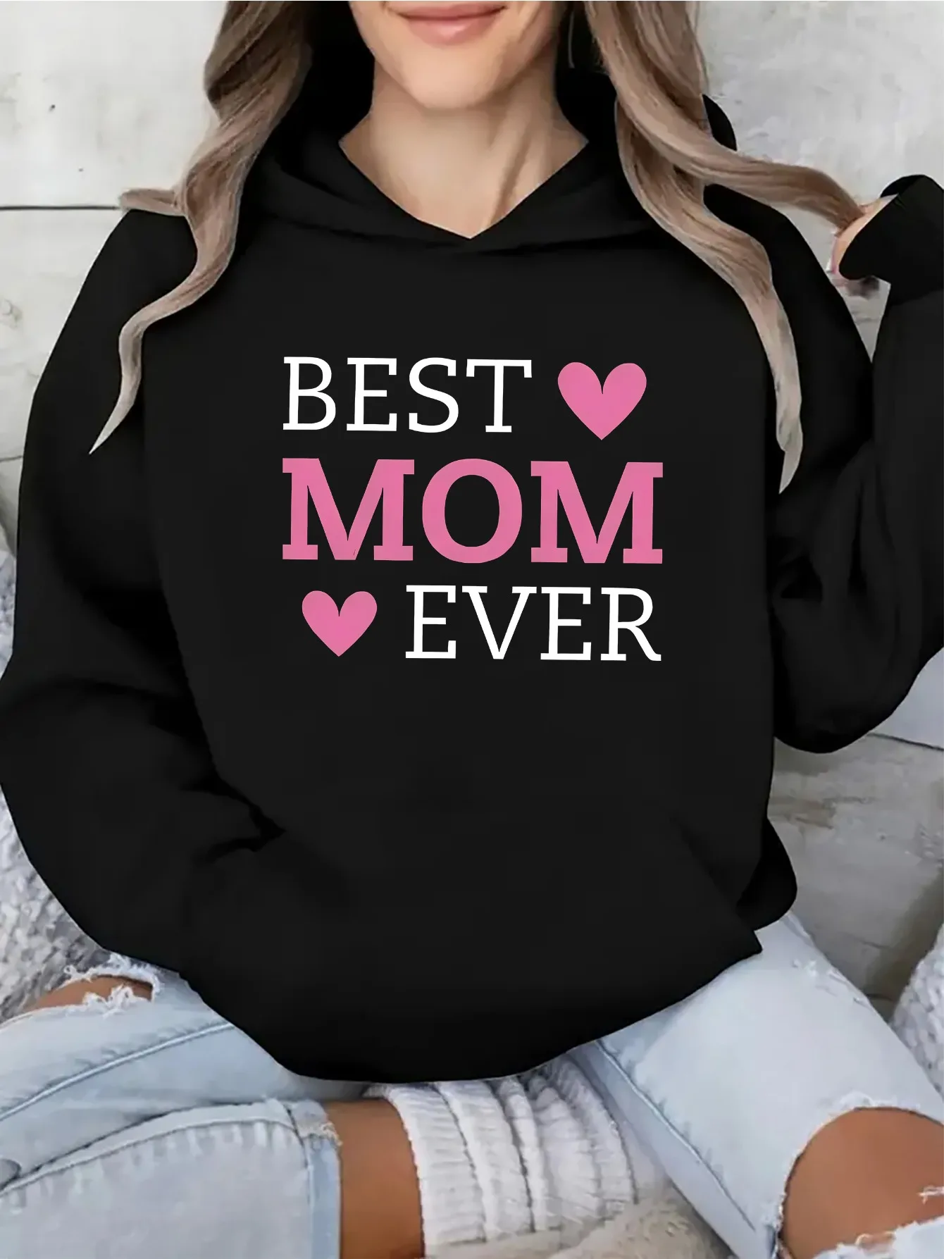 

Men's and Women's Plus Size Printed Top, Loose Casual, Soft, Comfortable and Breathable, Outdoor Sports Loose Pullover Hoodie