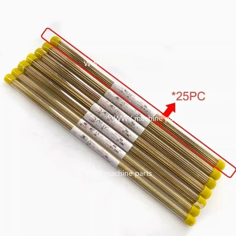 

Suitable for 25pcs 2.6x400mm Perforator Electrode Copper Tube EDM Machine Punch Discharge Accessories