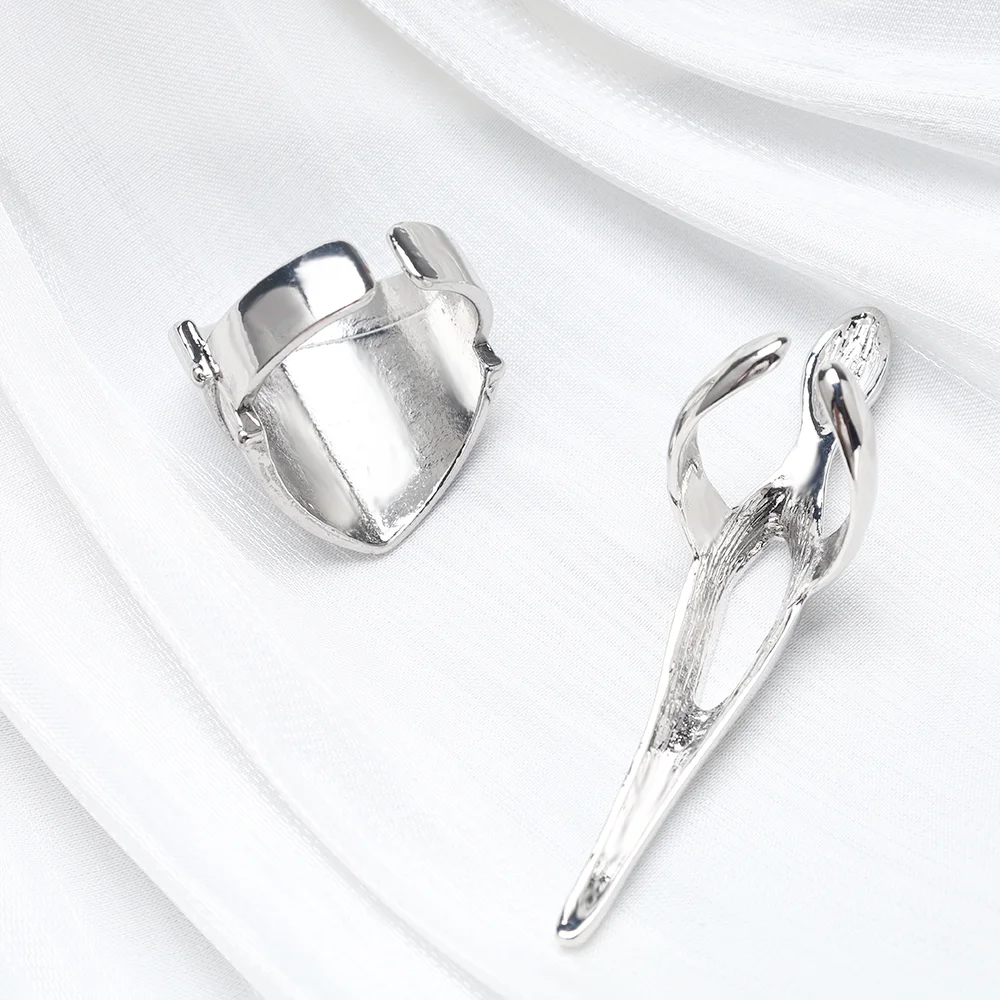 Punk Silver Color Rings Set Abstract Human Figure Pink Crystal Open Ring Shield Letter Wide Finger Rings for Women Men Trendy Je