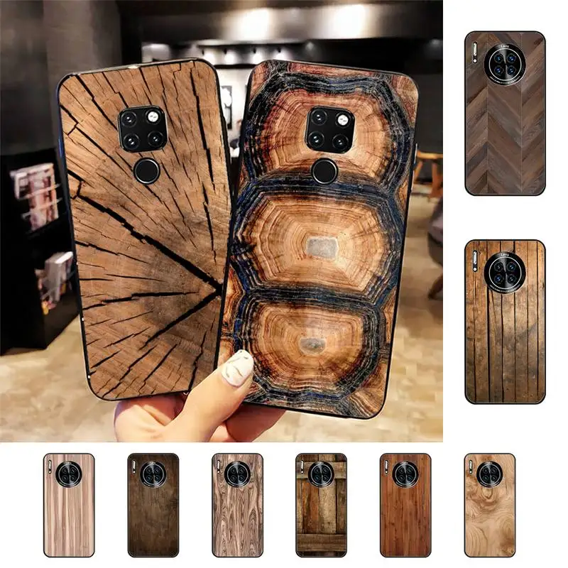 Carved Wood Phone Case for Huawei Mate 20 10 9 40 30 lite pro X Nova 2 3i 7se