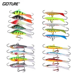 Goture 1pc Ice Fishing Lure Jigging Winter Balancers Rap 4 Style Swimbait with A Minnow Profile Balance for Winter Fishing Pesca