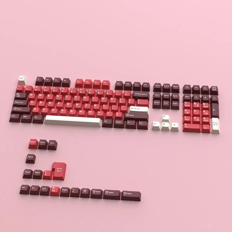 

Ham mechanical keyboard keycaps PBT material 126 keys small full set original height