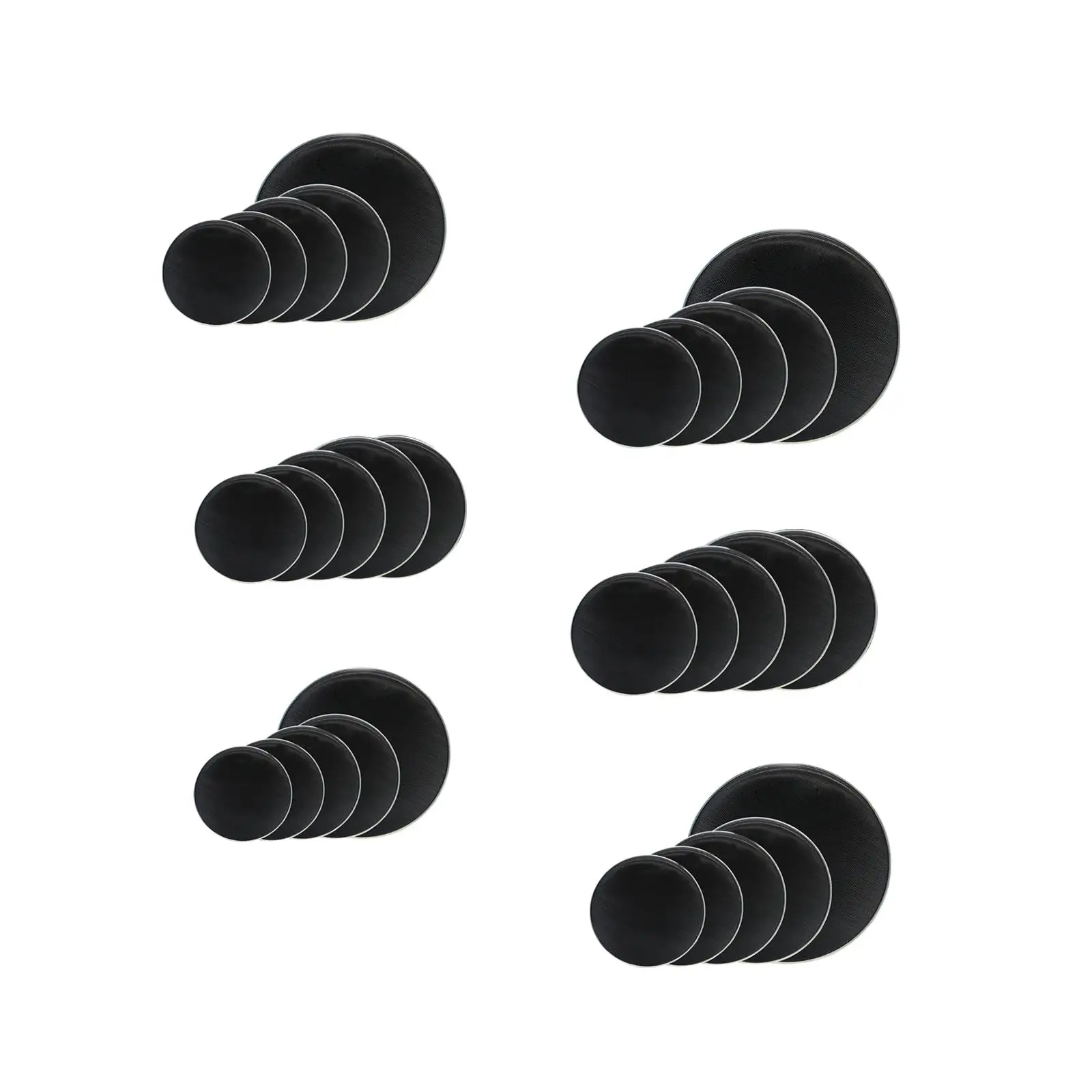 5x Drum Silent Mute Drum Pad Reduces Volume Practical Drum Practice Pad for Kids Stage Performance Drummers Beginners Adults