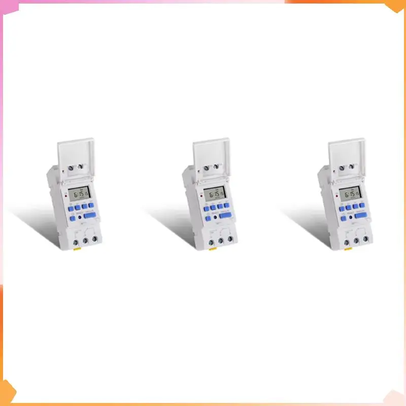 

B94A SINOTIMER 3X Electronic Timer, TM615-2 Timer Switch 7 Days 24 Hours Programmable LCD Time Relay-220V