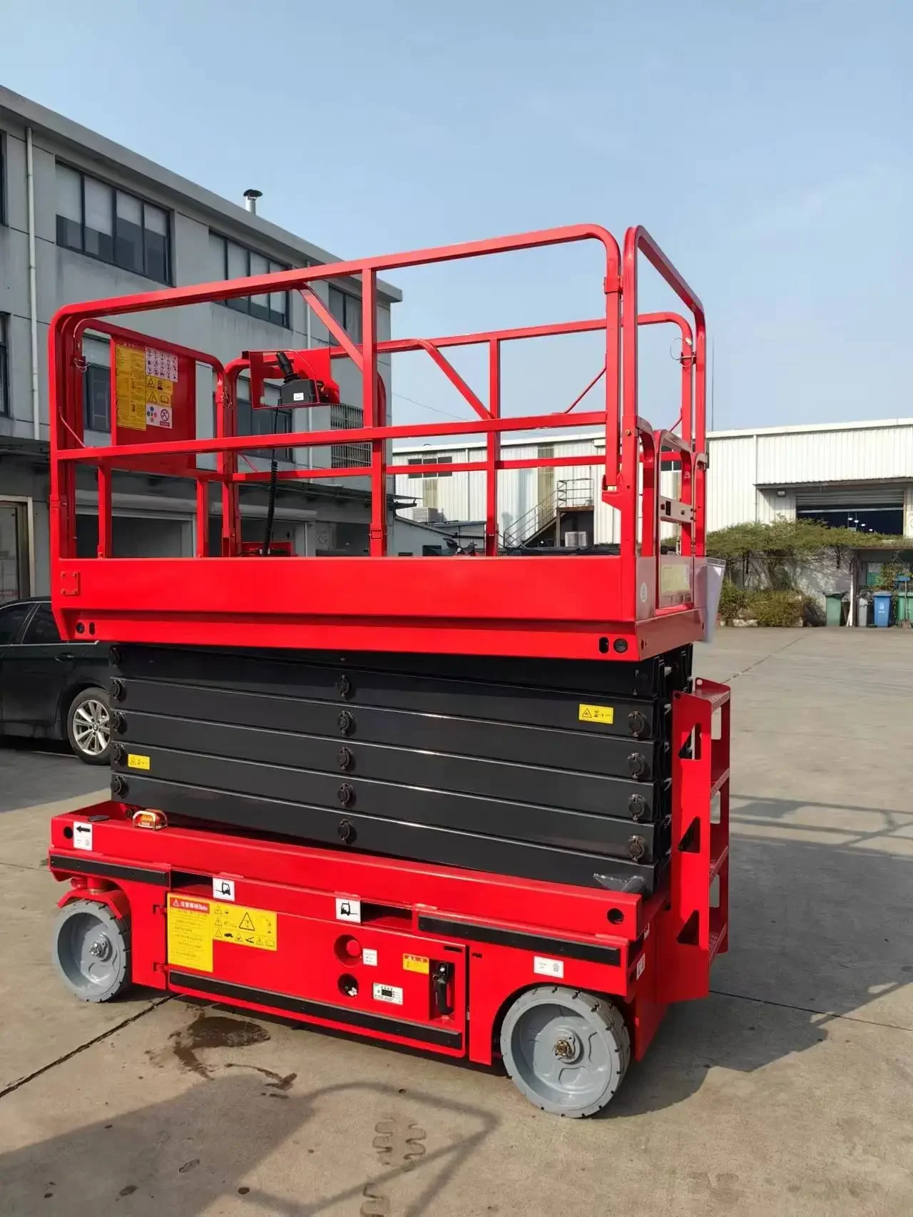 Portable  230kg load capacity 7.8m working height electric aerial work Platform lift