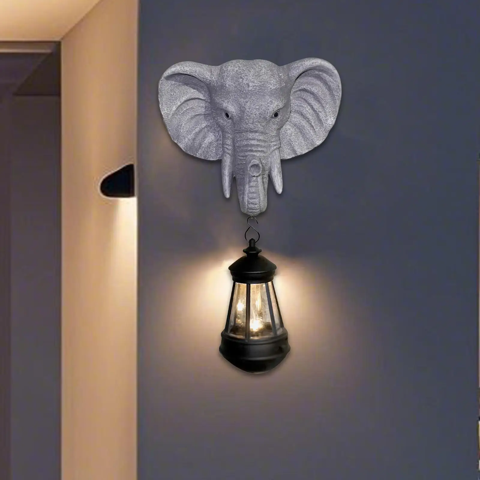 

Outdoor Solar Elephant Lights Hanging for Elephant Gift Yard Driveway