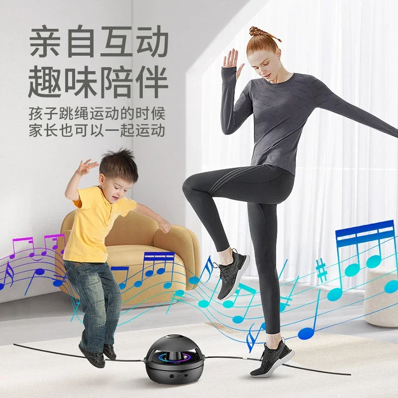 Smart Automatic Rope Skipping Machine with Bluetooth Music Electronic Counting for Fitness Weight Loss Group Training Home Worko