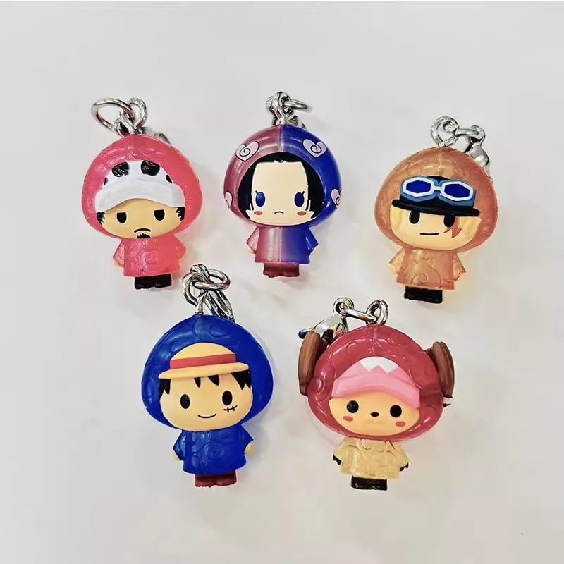 Original Bandai Gashapon Kapsel Spielzeug Anime Figur Nette Mini Q One Piece Charakter Schlüsselbund Action Figur Mini Modell Geschenk